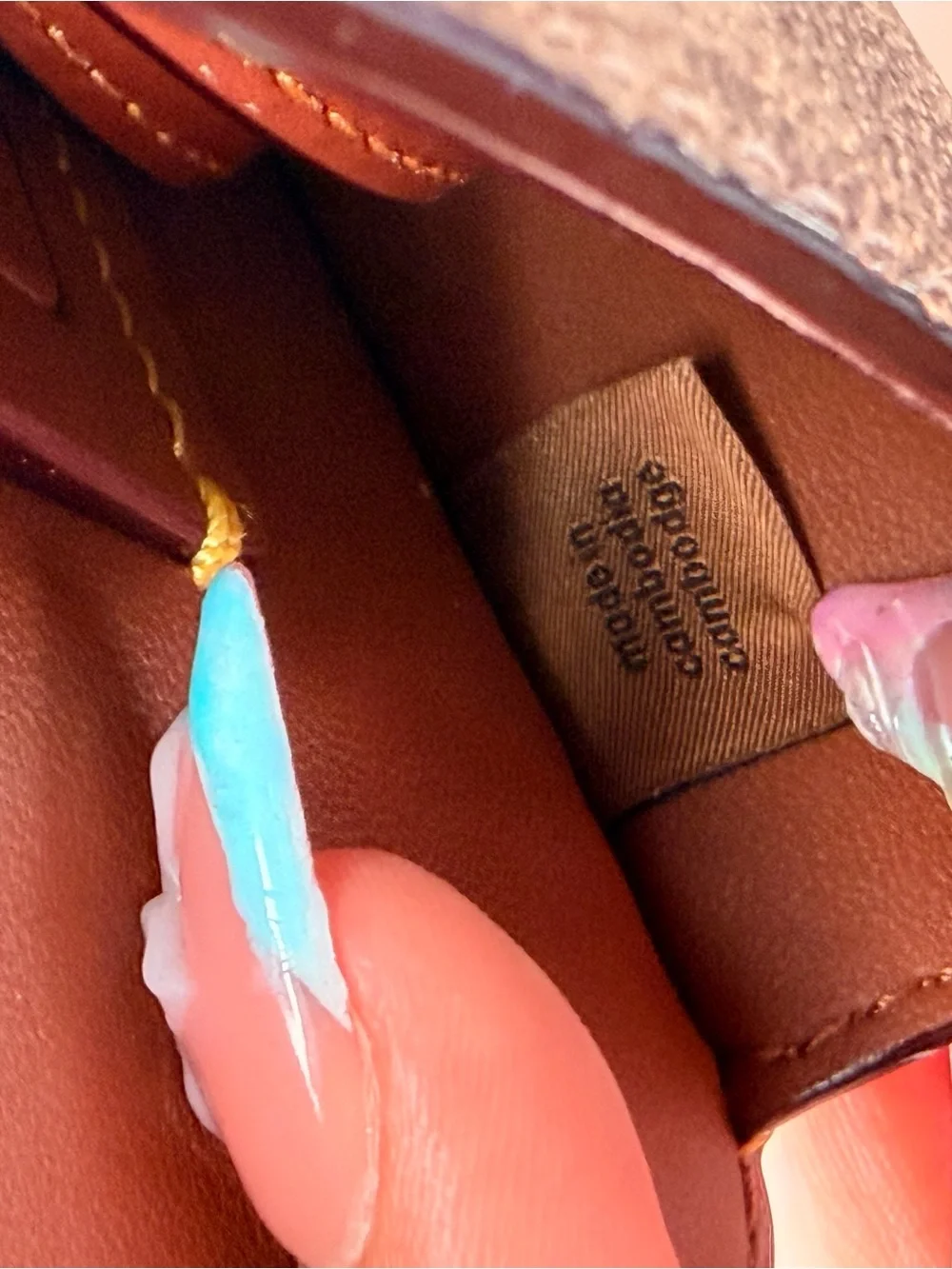 Coach phone purse
